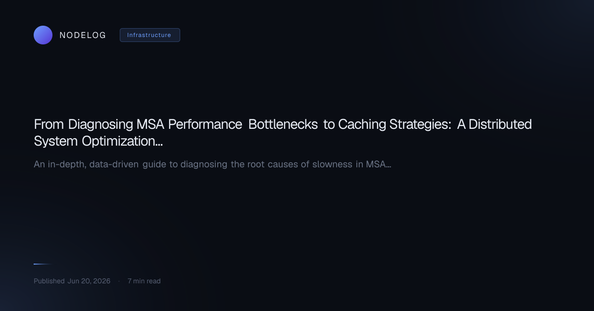 From Diagnosing MSA Performance Bottlenecks to Caching Strategies: A Distributed System Optimization Roadmap